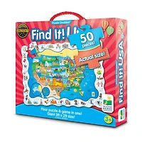 Puzzle Doubles!® Find It! USA 50 Piece Puzzle