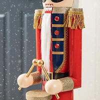 Glitzhome® 42" Wooden Christmas Soldier Nutcracker