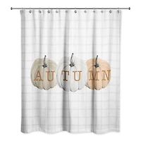 Autumn Pumpkins Shower Curtain