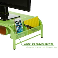 Mind Reader Metal Mesh Monitor Stand & Desk Organizer