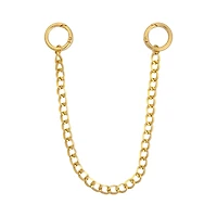 Blue Moon Studio™ 10.25" Gold Bag Chain with Circle Clasps