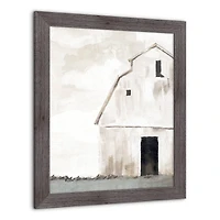 Rustic Barn 20" x 24" Western Gray Framed Print