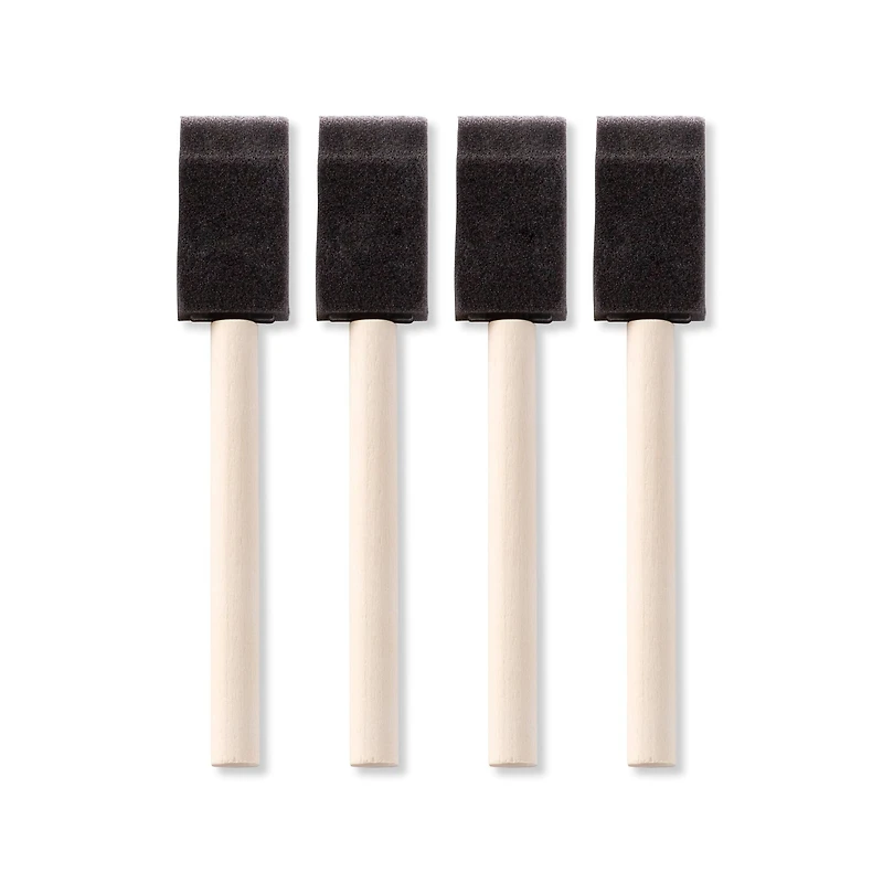 24 Pack: 1" Foam Brush Set by Craft Smart™