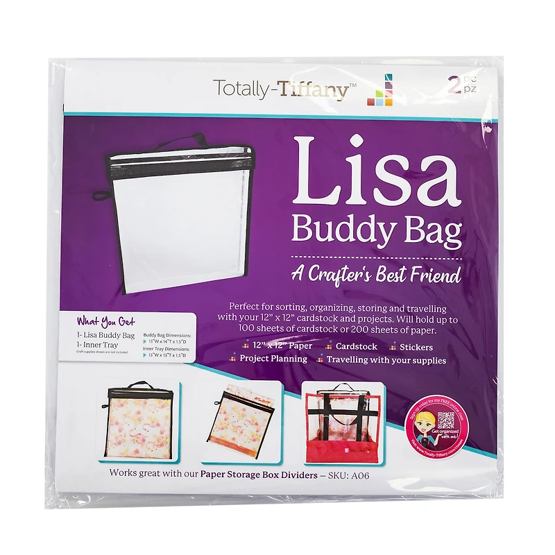 Totally-Tiffany™ Lisa Buddy Bags, 2ct.