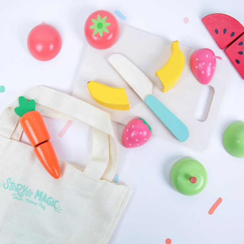 Story Magic Farm-to-Table Cutting Food Playset