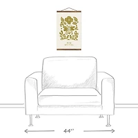 Designs Direct Beeutiful Bee Teak Hanging Canvas