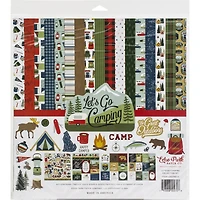 Echo Park™ Paper Co. Let's Go Camping Paper Craft Collection Kit, 12" x 12"