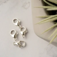 6 Packs: 4 ct. (24 total) Sterling Silver Large Lobster Clasps by Bead Landing™
