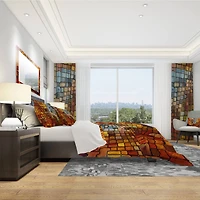 Designart 'Dreaming of Stained Glass' Modern & Contemporary Bedding Set