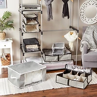 DII® Medium Damask Under-The-Bed Soft Storage Set, 2ct.