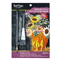 Brea Reese™ 6" x 8" Fall Harvest Scratch Art Paper Pad