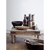 Hello Honey® Black Found Wood Pillar Candleholders Set