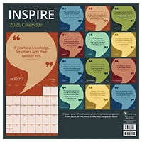 TF Publishing 2025 Inspire Wall Calendar