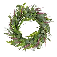 22" Eucalyptus & Lavender Wreath