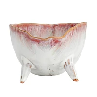 Hello Honey® 6.5" Berry Stoneware Footed Bowl