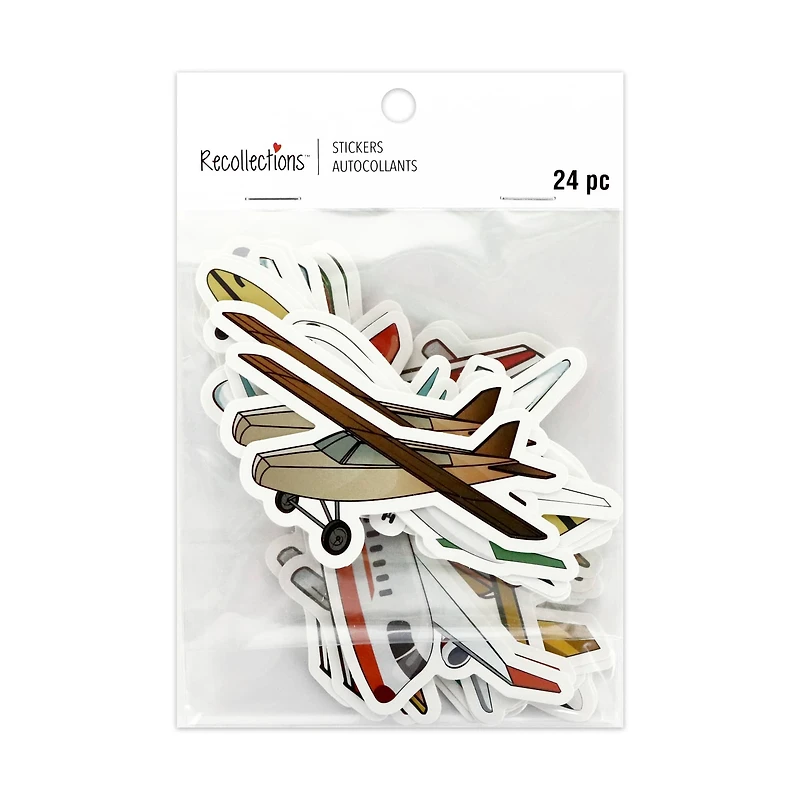 Die Cut Airplane Stickers by Recollections™