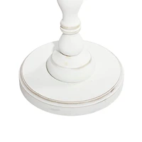 White Wood Farmhouse Birdcage, 44" x 14" x 14"