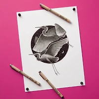 Micron® Fine & Bold Line Light Cool Gray Pen Set