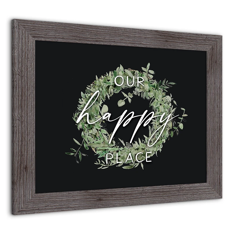 Framed Western Our Happy Place Print