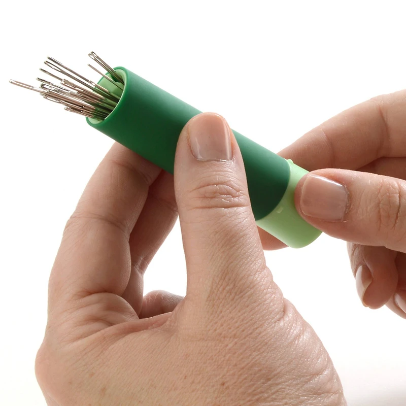 Dritz® Twist N' Select® Green Needle Storage Tube