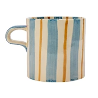 Hello Honey® 5" Striped Stoneware Mug Set