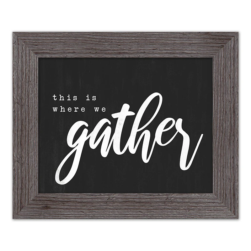 Where We Gather Western Framed Print