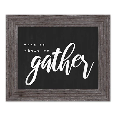 Where We Gather Western Framed Print