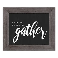 Where We Gather Western Framed Print