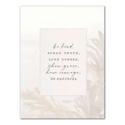 Be Kind 12" x 16" Canvas Wall Art