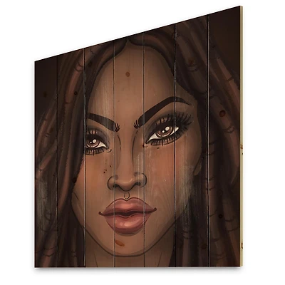 Designart - Portrait of African American Woman I