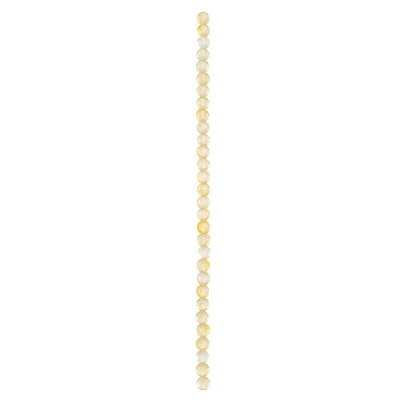 Yellow Faceted Citrine Coin Beads by Bead Landing