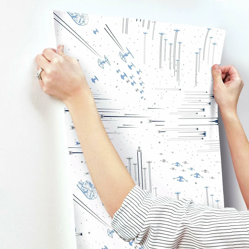 RoomMates Star Wars Galactic Battles Peel & Stick Wallpaper 