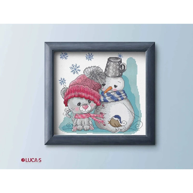 Luca-s The Cat & Friends Counted Cross-Stitch Kit