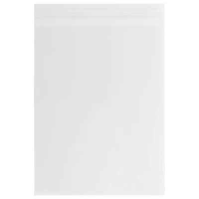 JAM Paper 11.25" x 14.25" Clear No. 10 Policy Cello Sleeve Envelopes, 100ct.