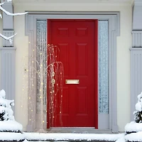 5ft. Pre-Lit Willow Artificial Christmas Tree, Warm White LED Lights