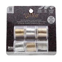 The Beadsmith® Wire Elements™ Gauge Tarnish Resistant Medium Temper Assorted Shapes Wire