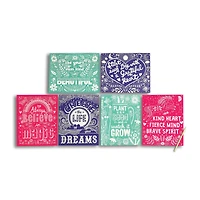 OOLY Scratch & Shine Amazing Affirmations Foil Scratch Art Kit