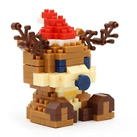 Reindeer in Santa Hat Mini Building Blocks by Creatology™