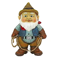 Design Toscano 10" Country Cowboy Klaus Garden Gnome Statue