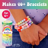 Creativity for Kids® Rainbow Bead Jewelry Jar