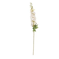 38" White Delphinium Artificial Flower Stem, 8ct.