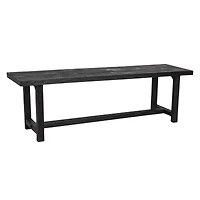 Hello Honey® Elegant Acacia Trestle Bench