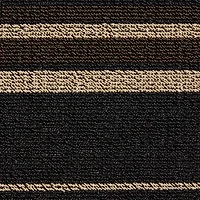 Neutral Stripe Tufted Loop Textilene Mat