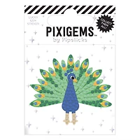 Pixigems™ Pinky Peacock Sticker