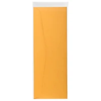 JAM Paper Clear 4.375" x 12.25" Clear No. 12 Policy Cello Sleeve Envelopes, 100ct.