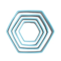 Hexagon Stainless Steel Nested Cookie Cutter Set by Celebrate It®