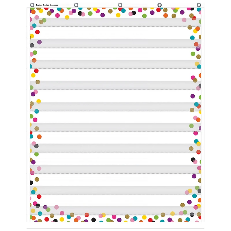 Teacher Created Resources Confetti Pocket Chart