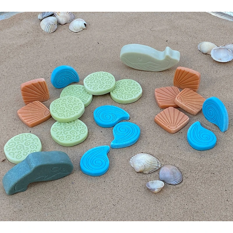 Yellow Door Scenery Stones Ocean Play Set