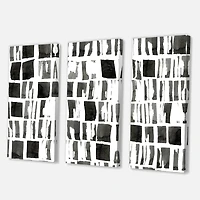 Designart - Abstract Monochrome Bricks