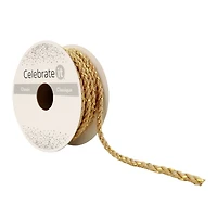 3.5mm x 5yd. Metallic Jute Wired Cording by Celebrate It™